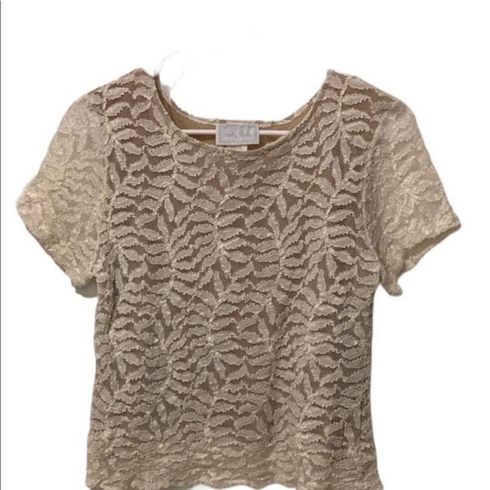 Hanky Panky Lace Short Sleeve Size LG